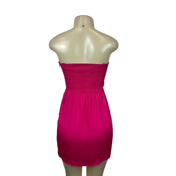BCBGeneration Women's Pink Strapless Dress with Side Zipper Sz XS - Picture 2 of 7